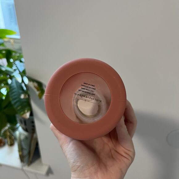 Anthropologie Siena Initial "K" Glass Water Bottle - Picture 4 of 4